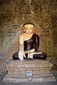 Bagan Myanmar. Buddha statue of the Thambula Temple. 